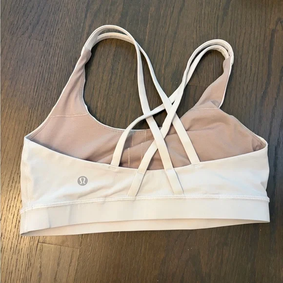 Lululemon Athletica Cream Strappy Crop Top - Picture 2 of 2